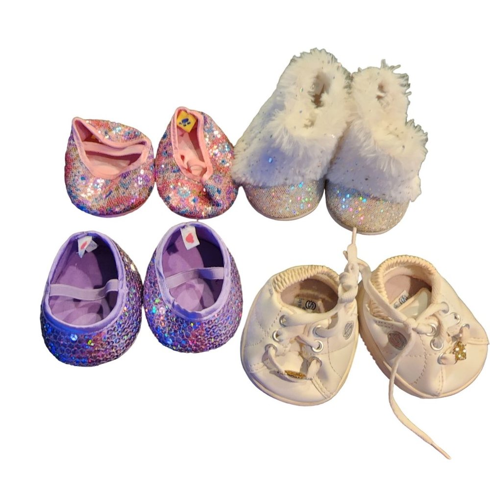 Build A Bear BAB shoes 4 pair